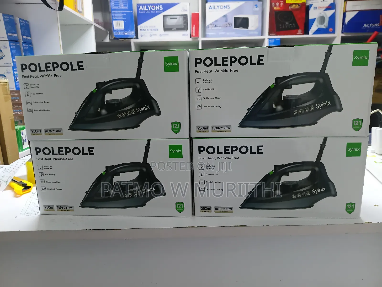 Syinix Steam Iron Box