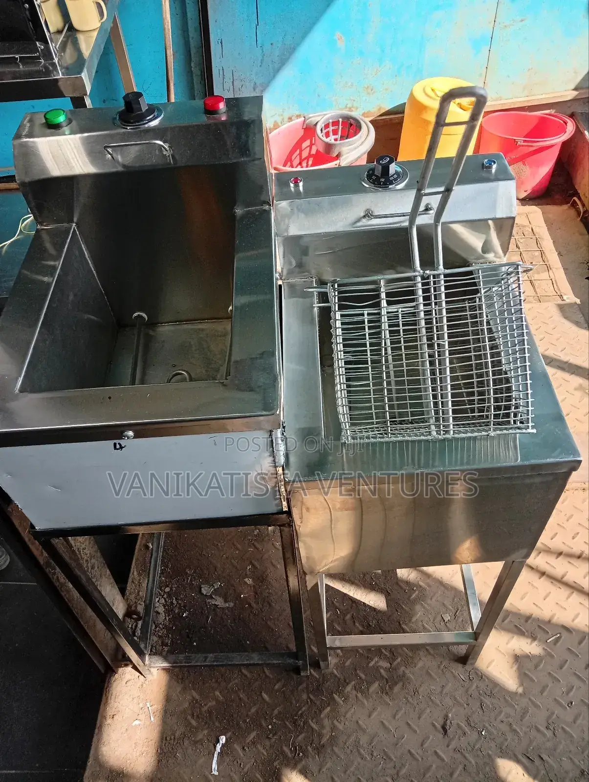 Single Tank Electric Deep Fryers