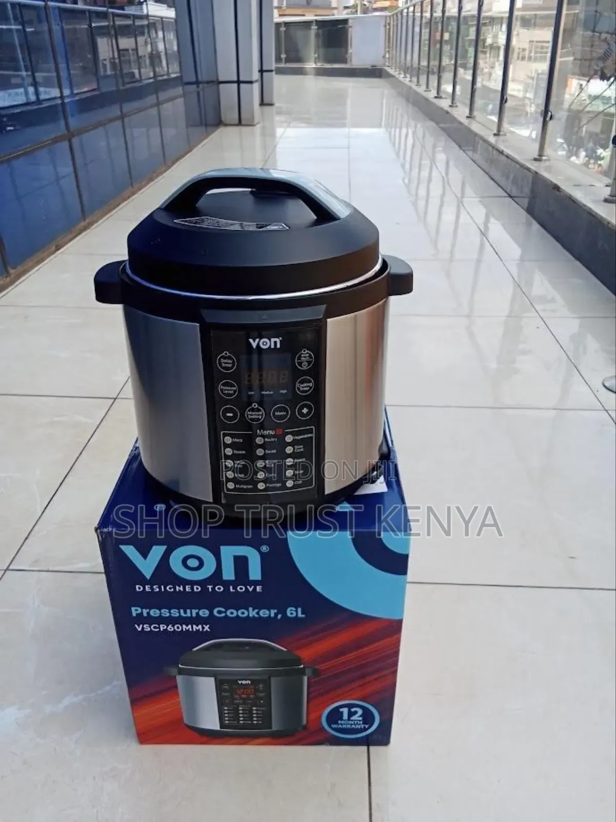 Von 6 Litres Pressure Cooker