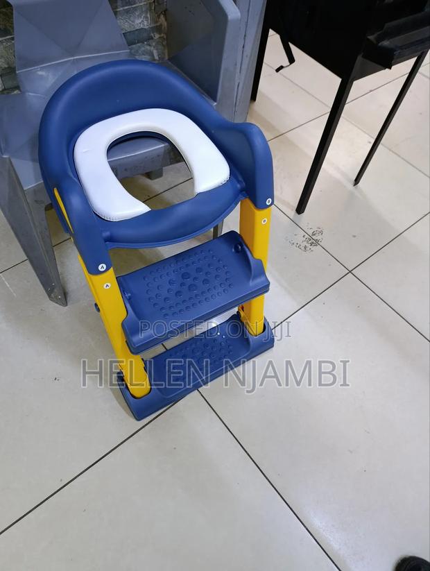 Kids Toilet Training Seat With Ladder Adjustable Toddler Potty Chair