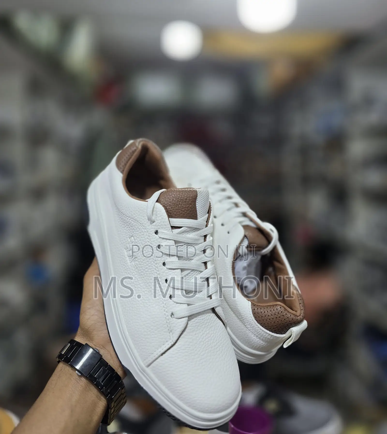 Nigo White Smart Casual Sneakers Sizes. 40-45