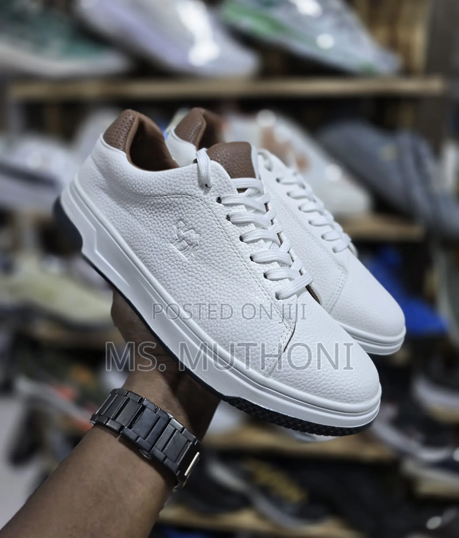 Nigo White Smart Casual Sneakers Sizes. 40-45