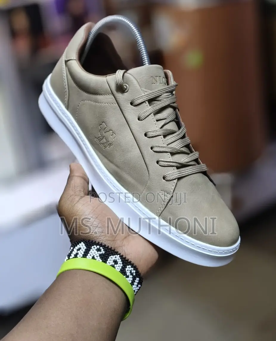 Nigo White Smart Casual Sneakers Sizes. 40-45