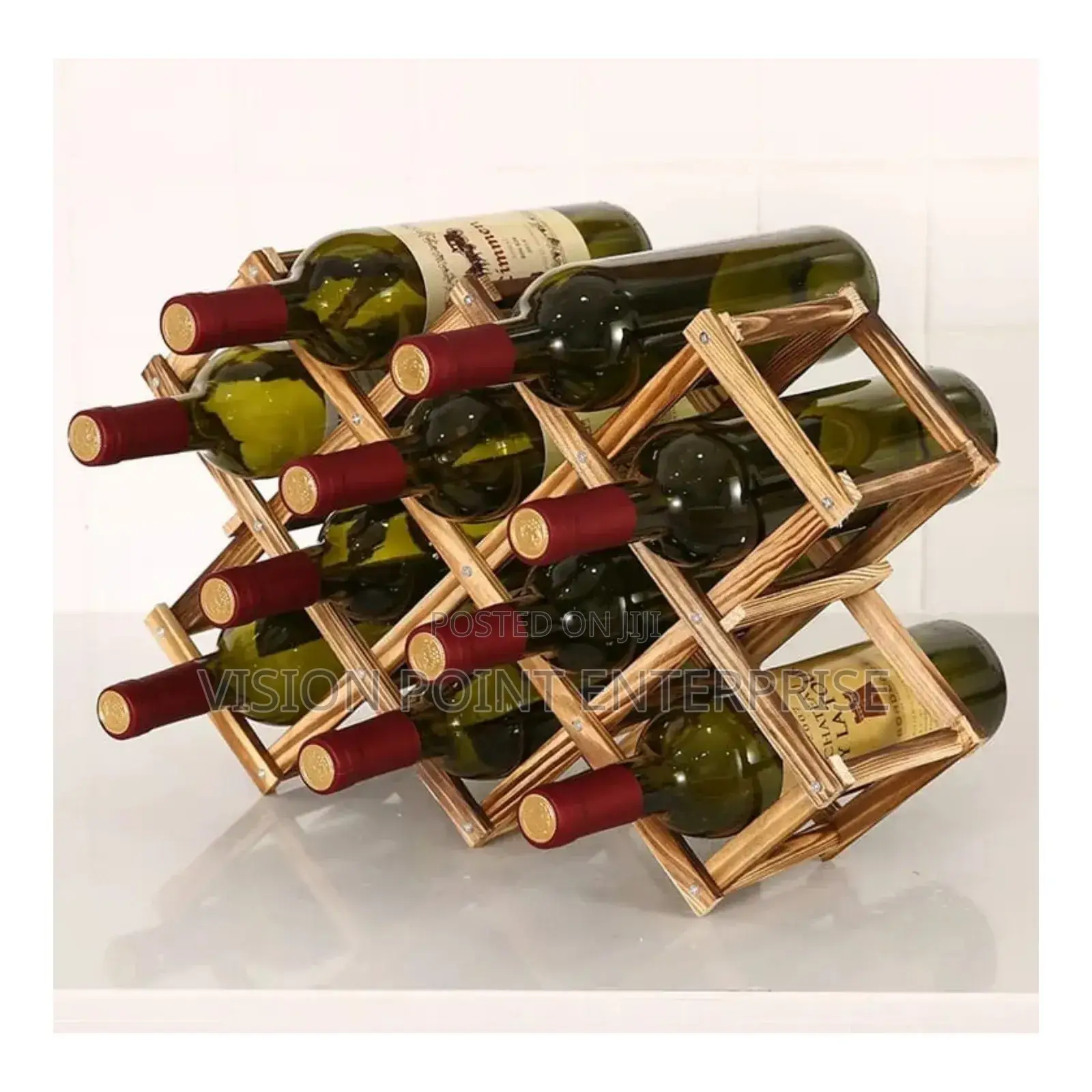 Wooden Wine Bottle Rack