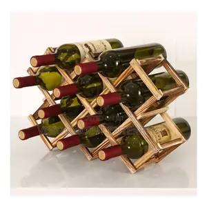Wooden Wine Bottle Rack