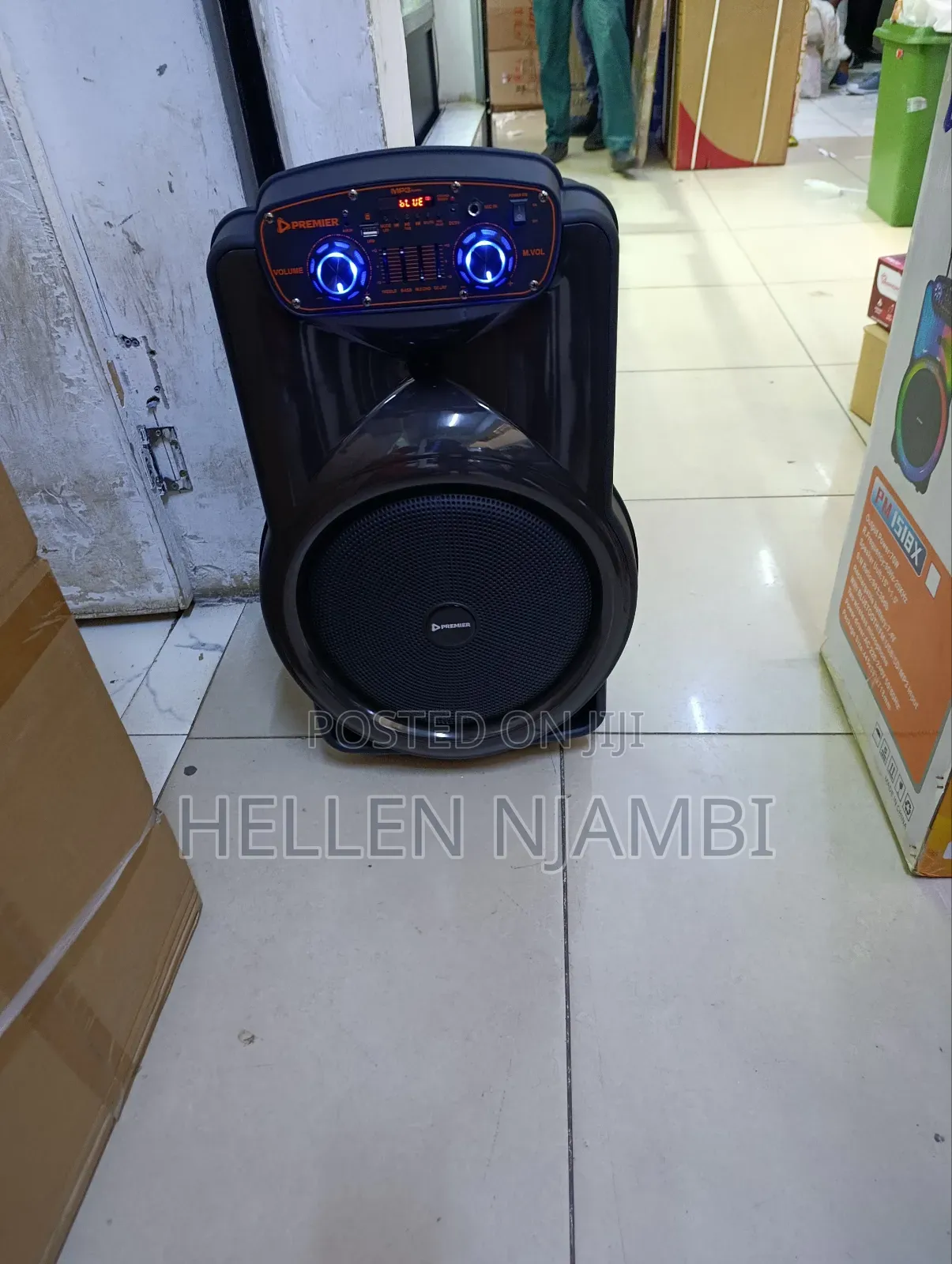 Premier 15" Rechargeable Trolley Speaker With 2 Mics