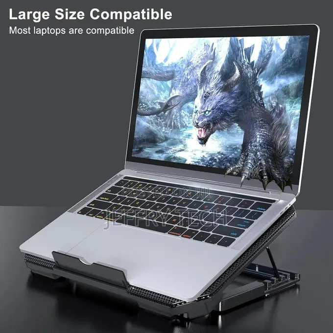 Laptop Cooler Cooling Pad Slim Portable Usb Powered (2fans) Portable H