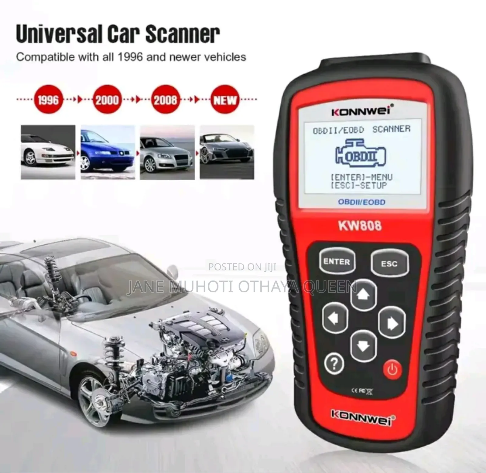 Konnwei Kw808 Odb 2 Car Scanner