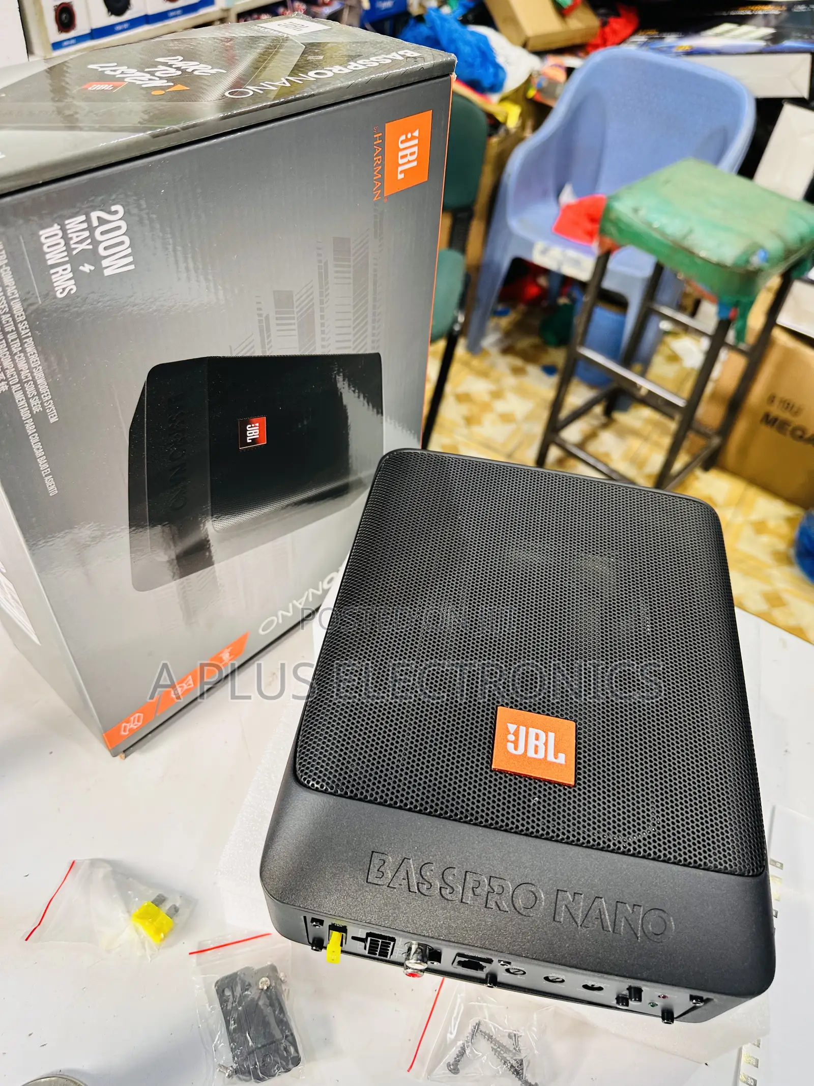 JBL Active Underseat Subwoofer – Plug Play