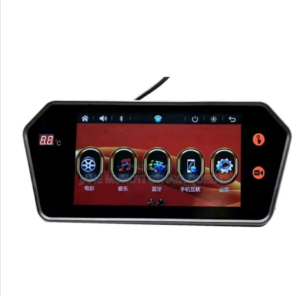 7 Inch Mp5 Review Mirror Display Reversing Monitoring Display
