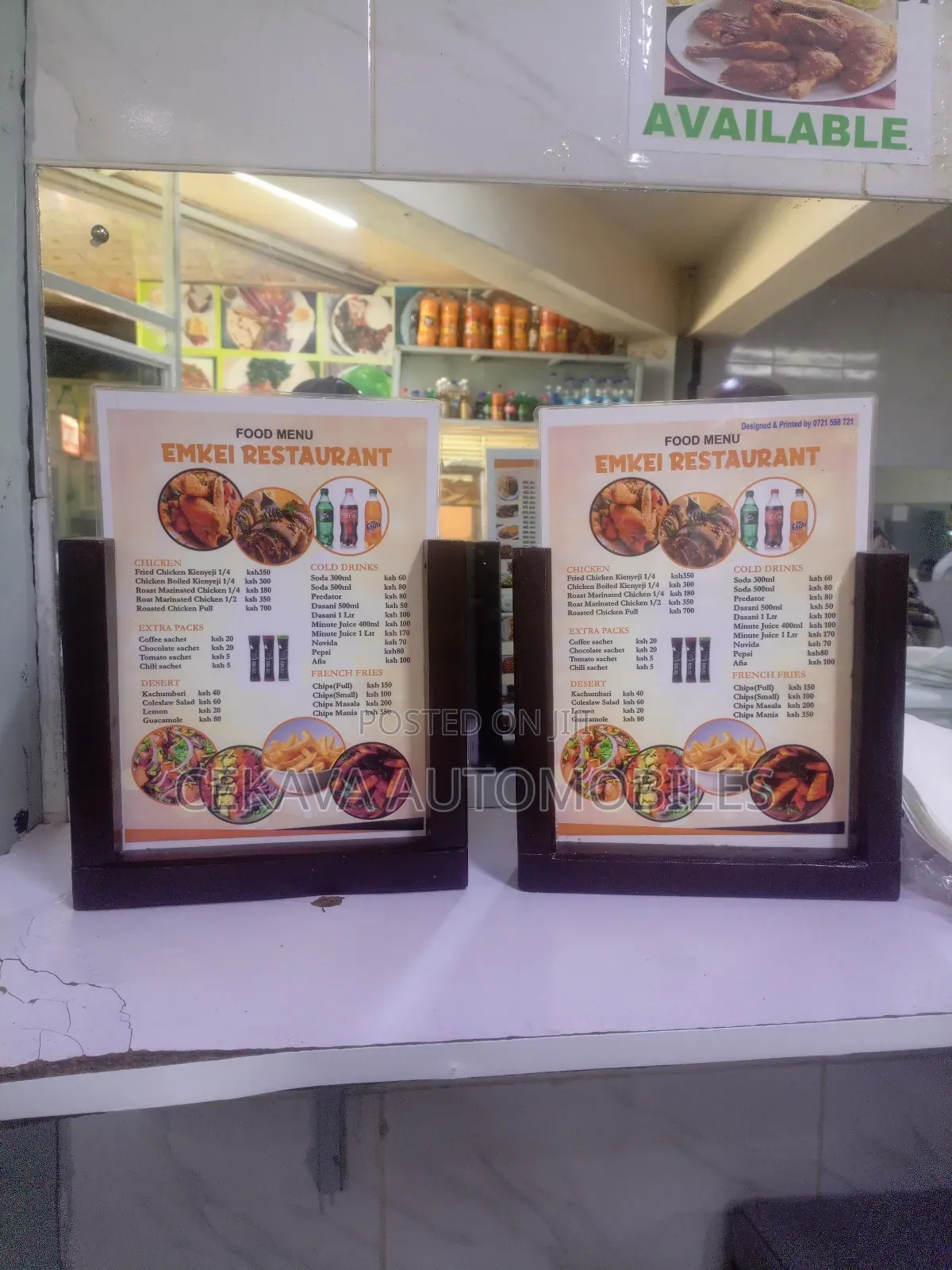 Customized Printing Services and Light Box