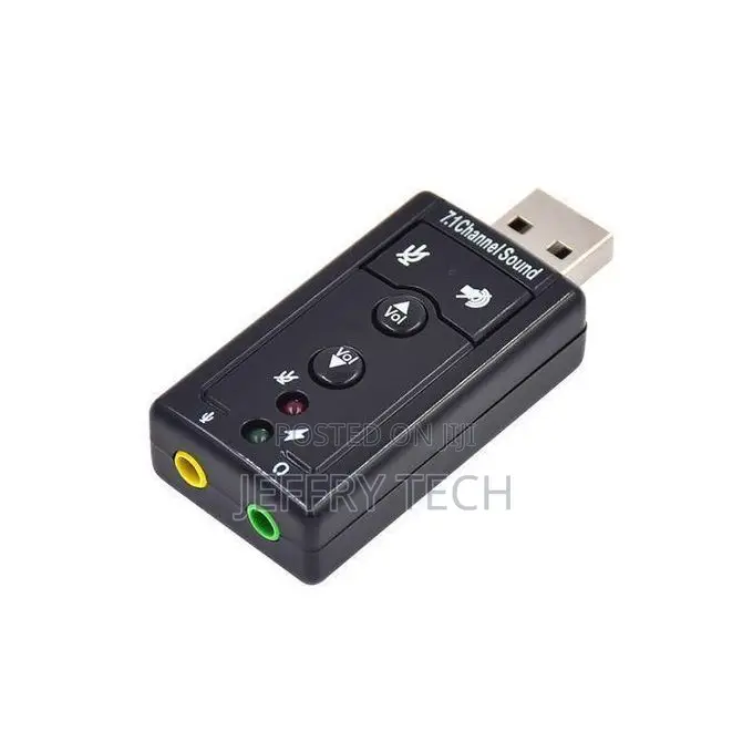 Usb External Stereo Sound Adapter Usb 7.1 Channel Sound