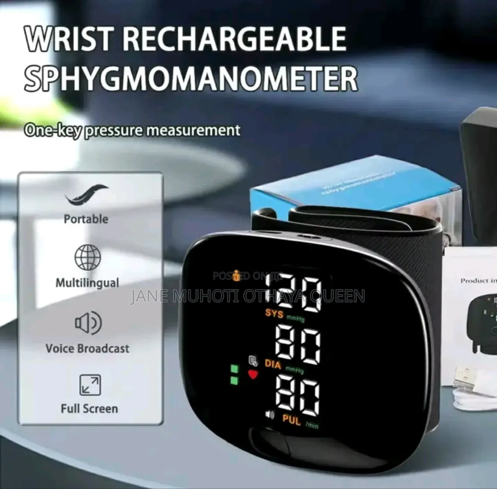 Digital Wrist Blood Pressure