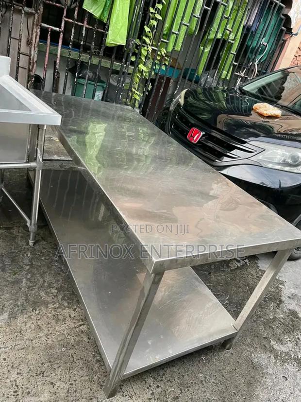 Stainless Steel Kitchen Worktop Tables - main view