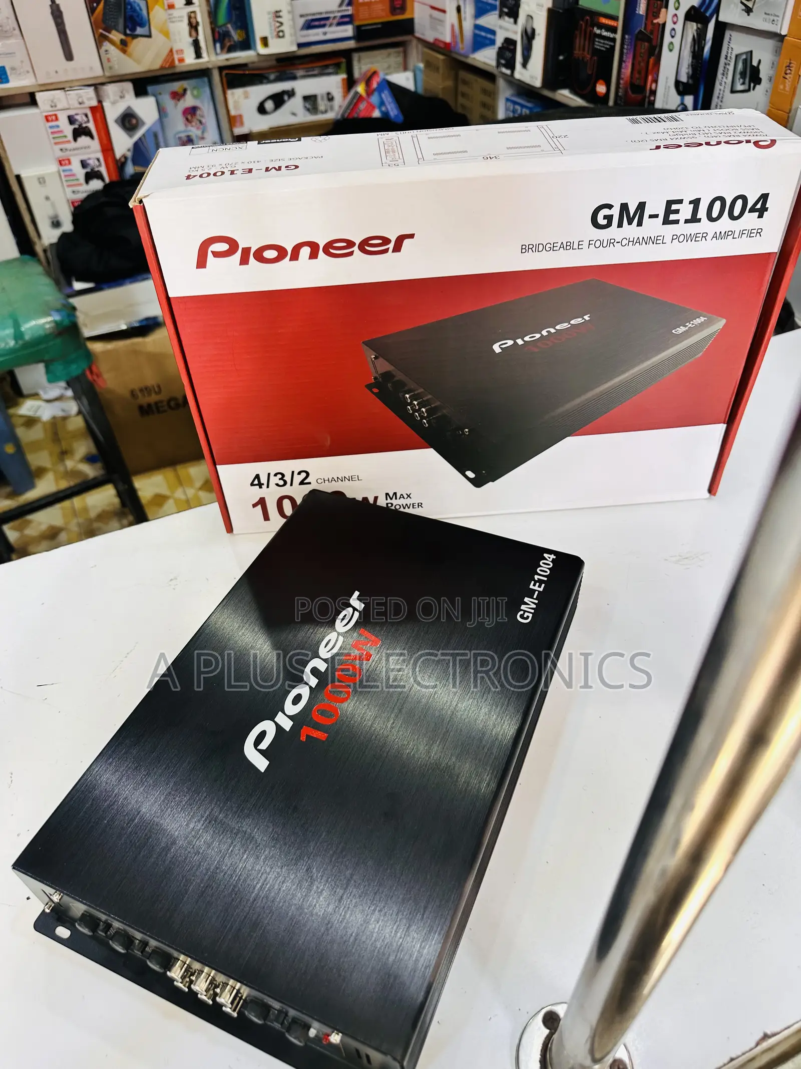 4-Channel Pioneer Amplifier Ge-1004 – Perfect for Car Audio Systems