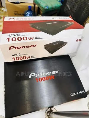 Pioneer Ge-1004 Amp – Bridgeable Channels Superior Bass