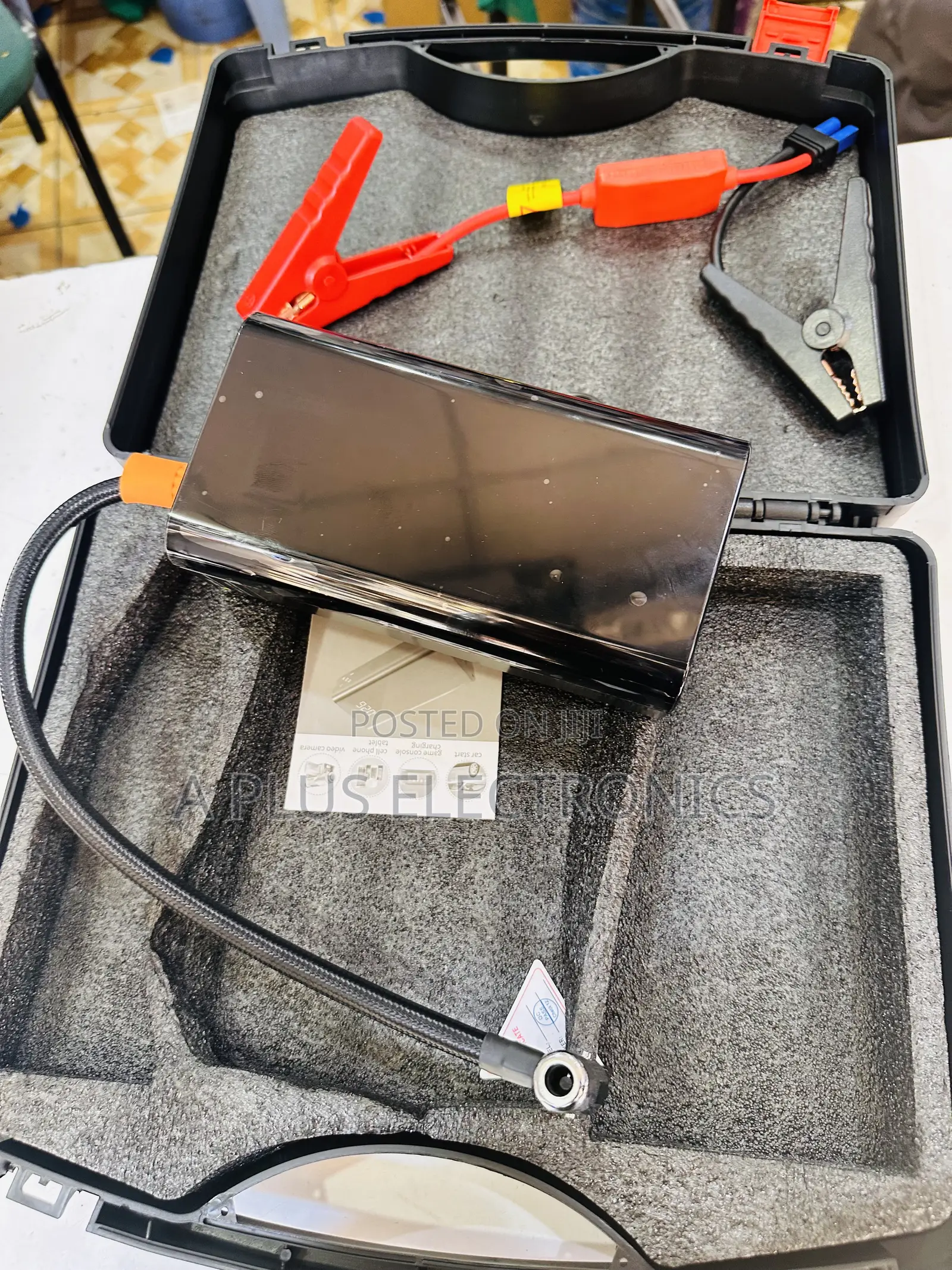 Q7 80000mah Jumpstarter + Tyre Inflator – Never Get Stranded
