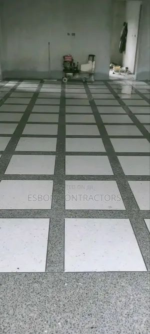 Terazzo Installation White