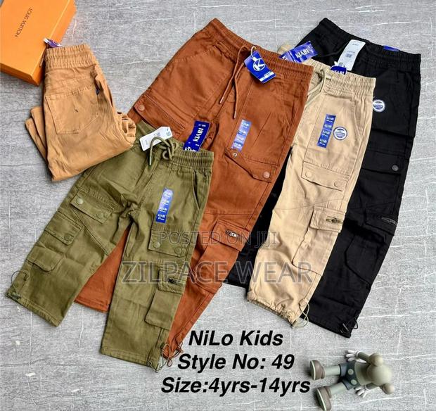 Kids Premium Cargo Pants - thumbnail 3