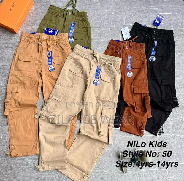 Kids Premium Cargo Pants - thumbnail 4