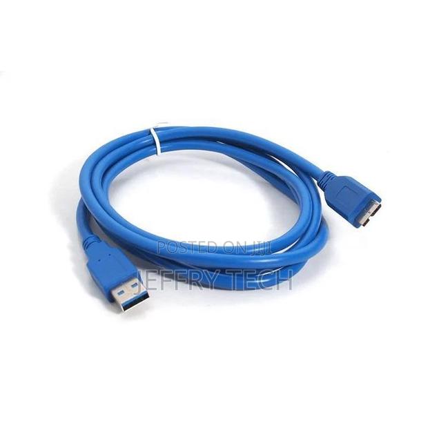 Usb 3.0 External Hard Drive Cable 1.5m – Blue - main view