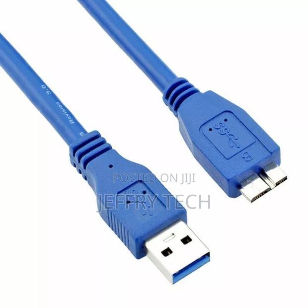 Usb 3.0 External Hard Drive Cable 1.5m – Blue - thumbnail 3