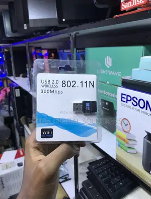 Usb 2.0 Wifi Adapter 300mbps - For Gaming Streaming