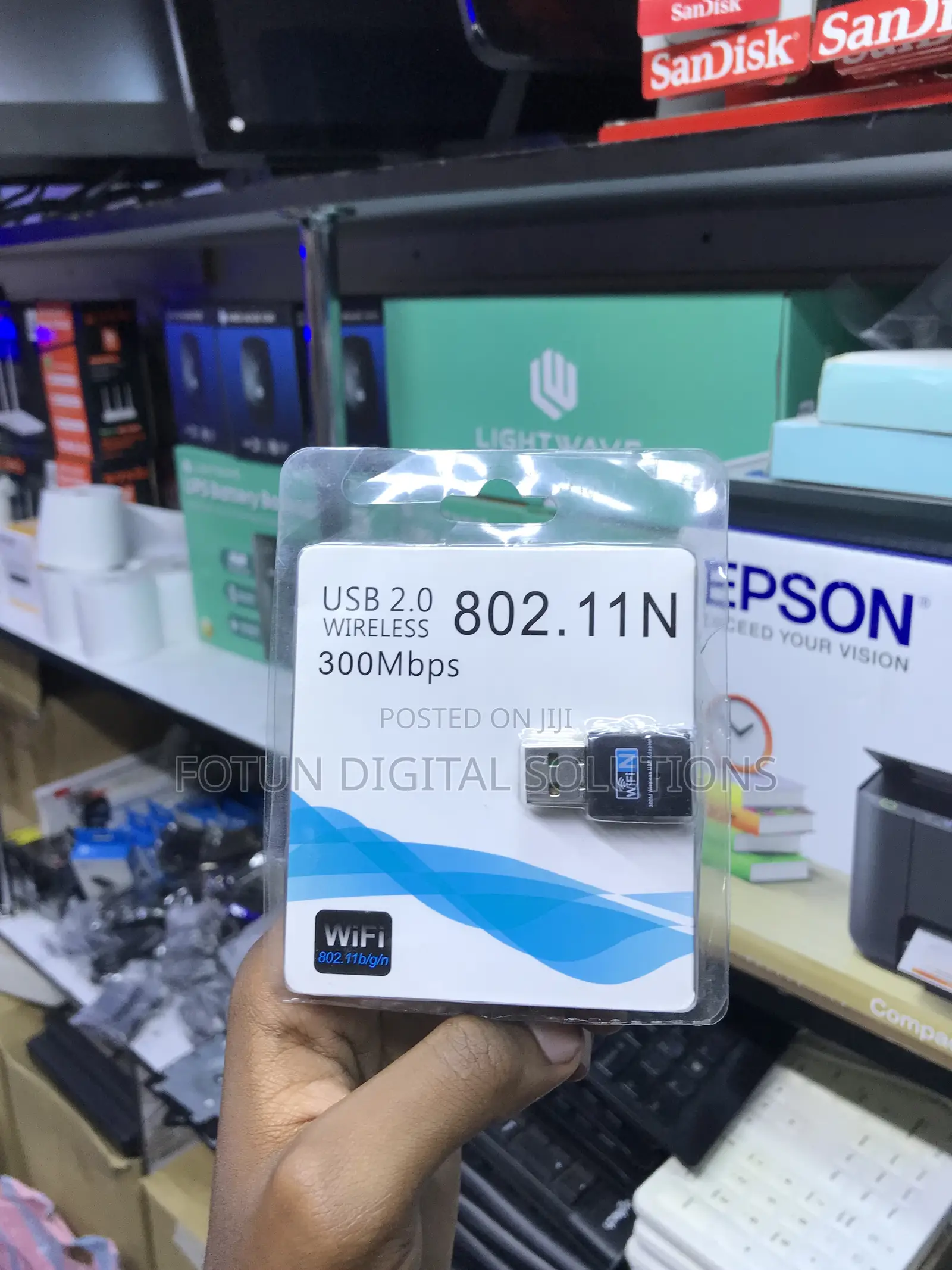 Wifi Dongle - 300mbps Usb 2.0 Adapter