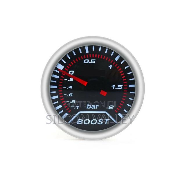 Dynoracing 2" 52mm Universal 12v Led Smoke -1~0~2bar Turbo Boost Gauge