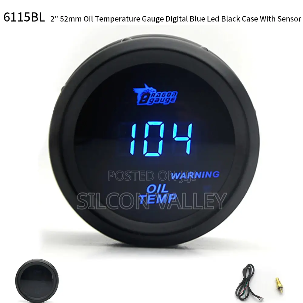 Universal Digital Aftermarket Car Gauges Tempature , Volt ,Boost ,Oil