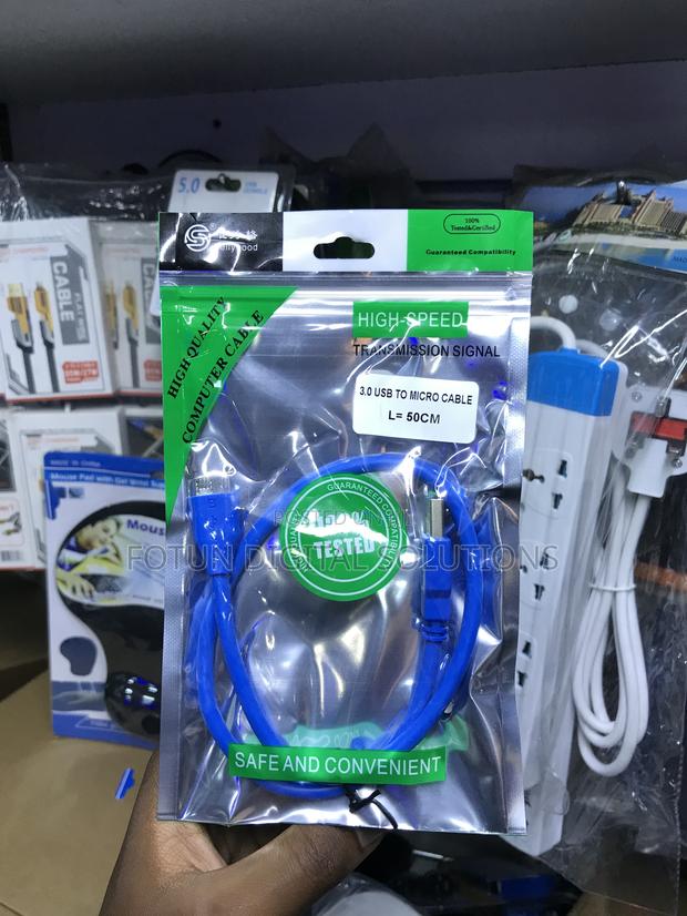 Usb 3.0 to Micro-B Cable 50cm - Power Bank Charging - main view