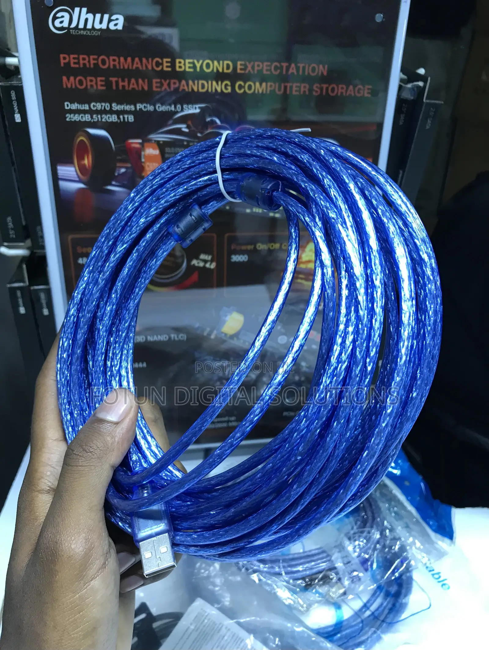 10m Printer Cable - Usb a to B Long Connection Cable