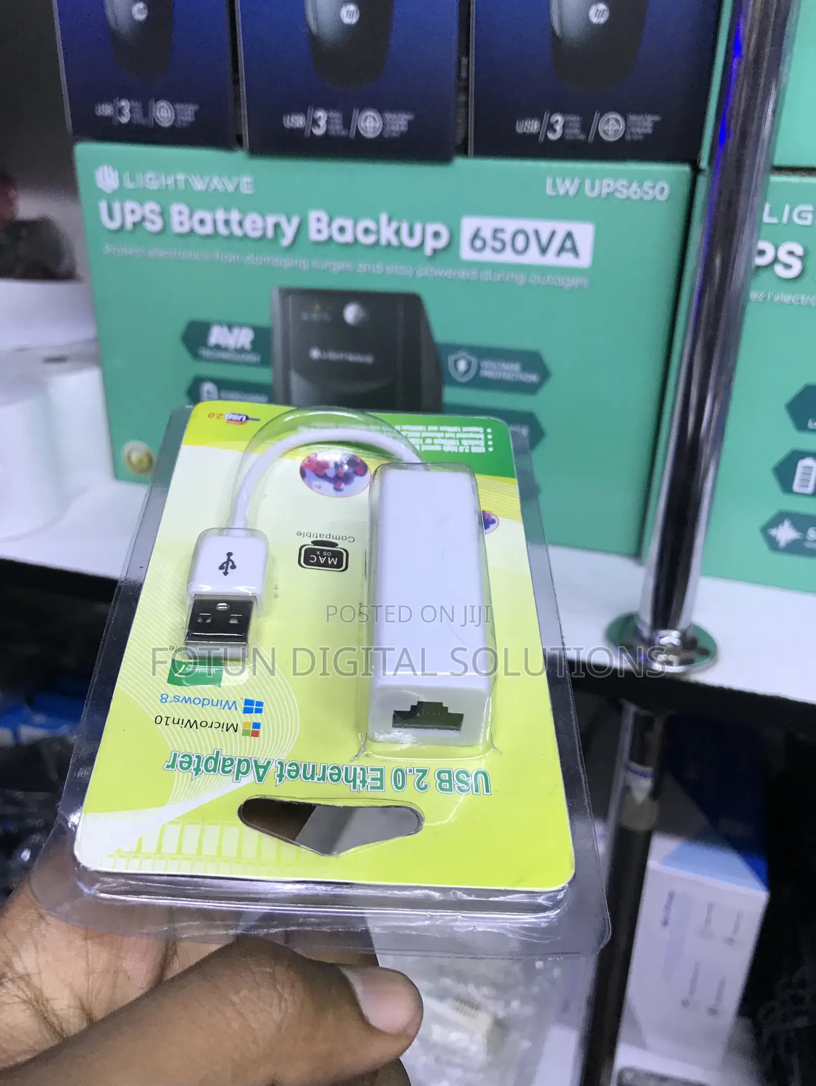 Usb 2.0 to Ethernet Adapter - Wired Internet for Laptop