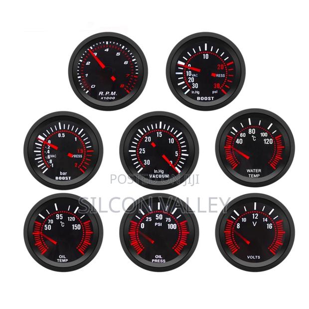 2′′ 52mm RPM Gauge Psi/Bar Vacuum Water Oil Temp Oil Pressure Volt