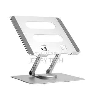 Adjustable Laptop Stand With 360 Degree Rotating Base, Aluminium Lapto