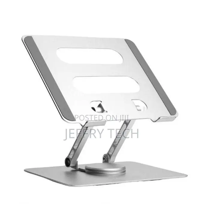 Adjustable Laptop Stand With 360 Degree Rotating Base, Aluminium Lapto