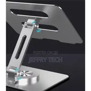 Adjustable Laptop Stand With 360 Degree Rotating Base, Aluminium Lapto