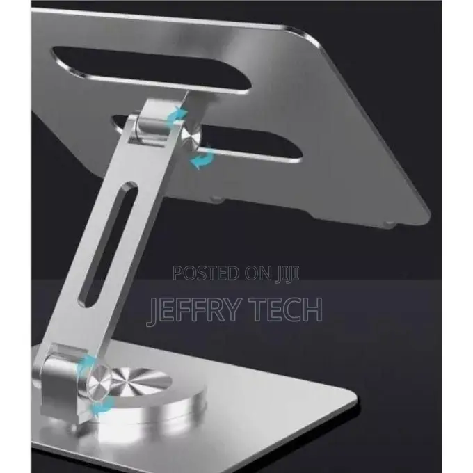 Adjustable Laptop Stand With 360 Degree Rotating Base, Aluminium Lapto