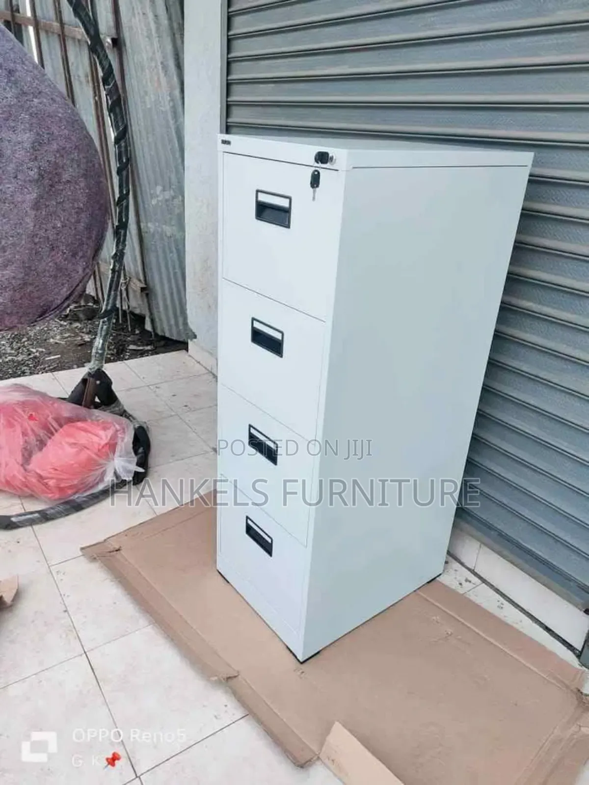 4-Drawer Central-Lock Cabinet – One Key, Total Security