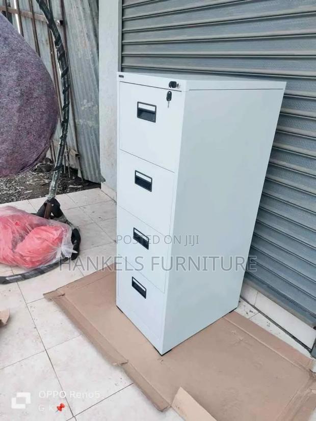 4-Drawer Central-Lock Cabinet – One Key, Total Security - main view