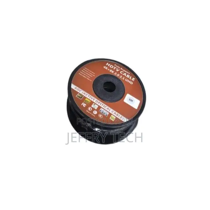 HDTV Uhd Fiber Optic Hdmi to Hdmi Cable 50m