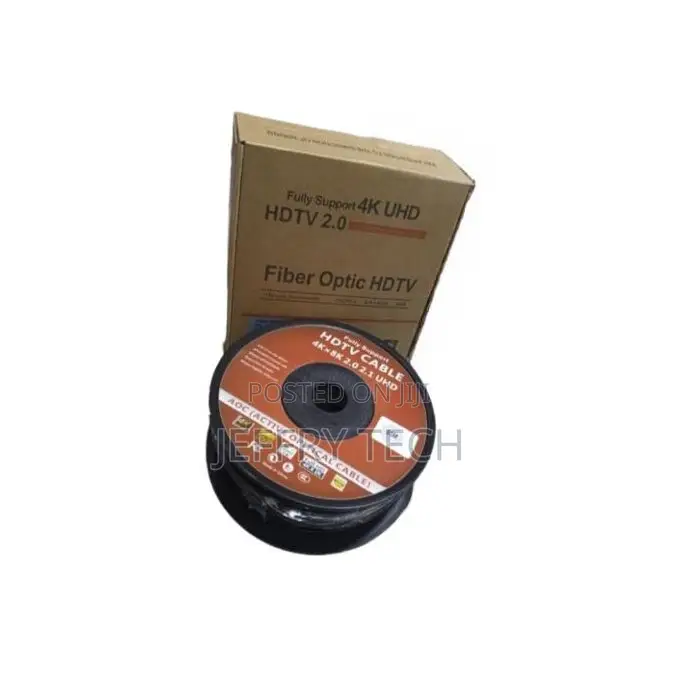 HDTV Uhd Fiber Optic Hdmi to Hdmi Cable 50m