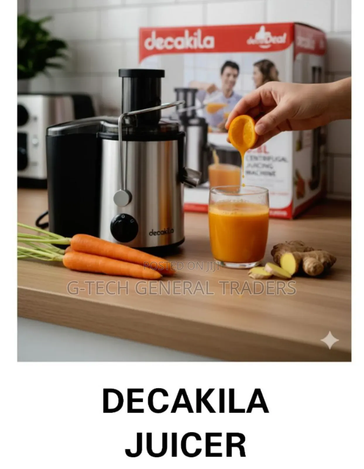Decakila Juice Extractor For Both Home And Commercial Use