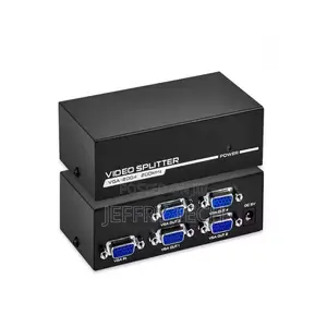 4 Port Vga Splitter 1 in 4 –Black