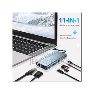 Type-C to HDTV 11 in 1 Multi-Port Adapter Hub - thumbnail 2