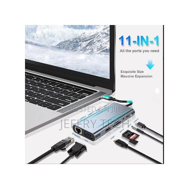 Type-C to HDTV 11 in 1 Multi-Port Adapter Hub - main view