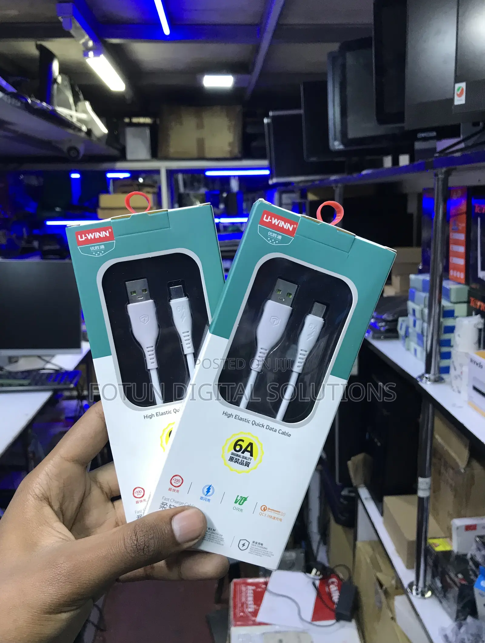 U-winn Usb A To Usb C 6a Cable - Super Fast Charging