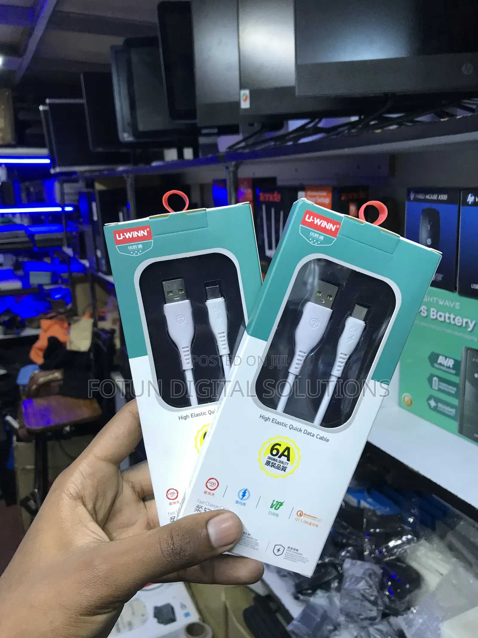 6a Usb A To C Cable - U-winn Durable Design