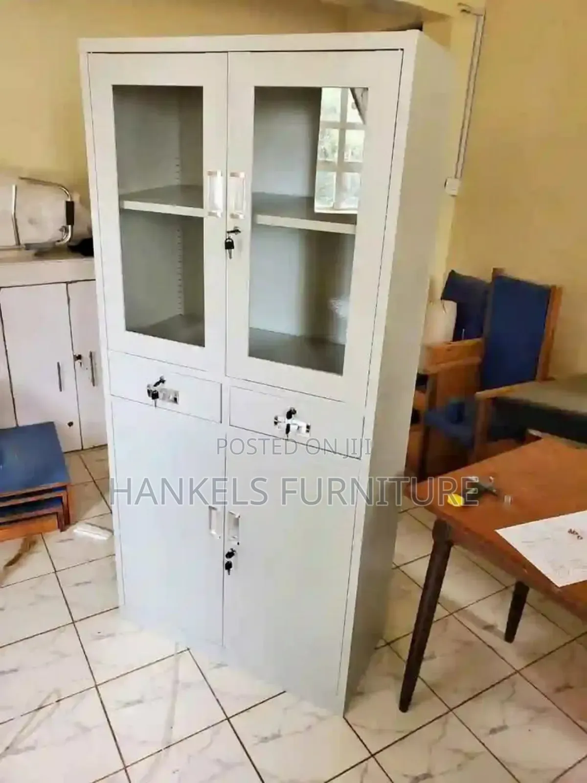 Premium Half-Glass Cabinet for Files Display