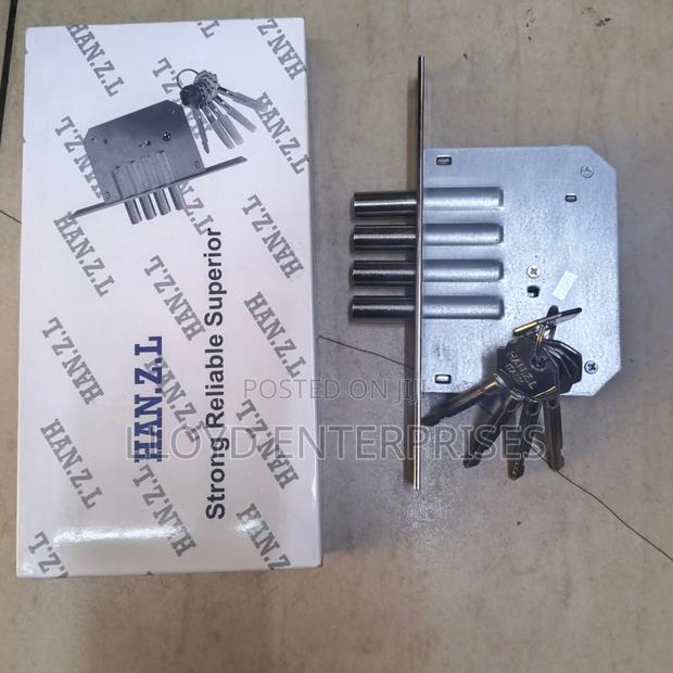 Hanzl 4 Pin Steel Gate Deadlocks - main view